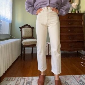 Shaina Mote Straight 100% Cotton Jean in Natural